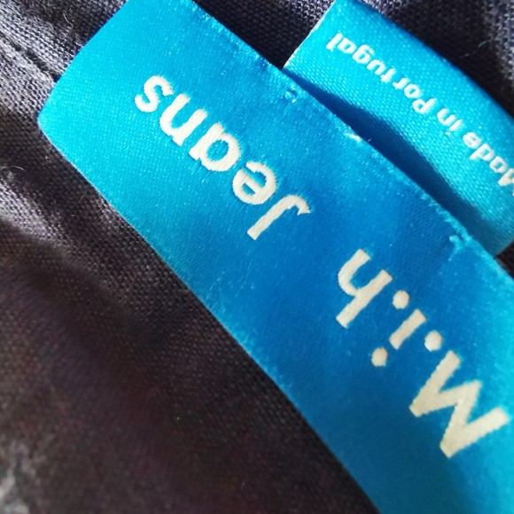 M.i.h Jeans Denim Blue Linen Tunic Dress Sunbeam Small Knee Length Button - Picture 4 of 7